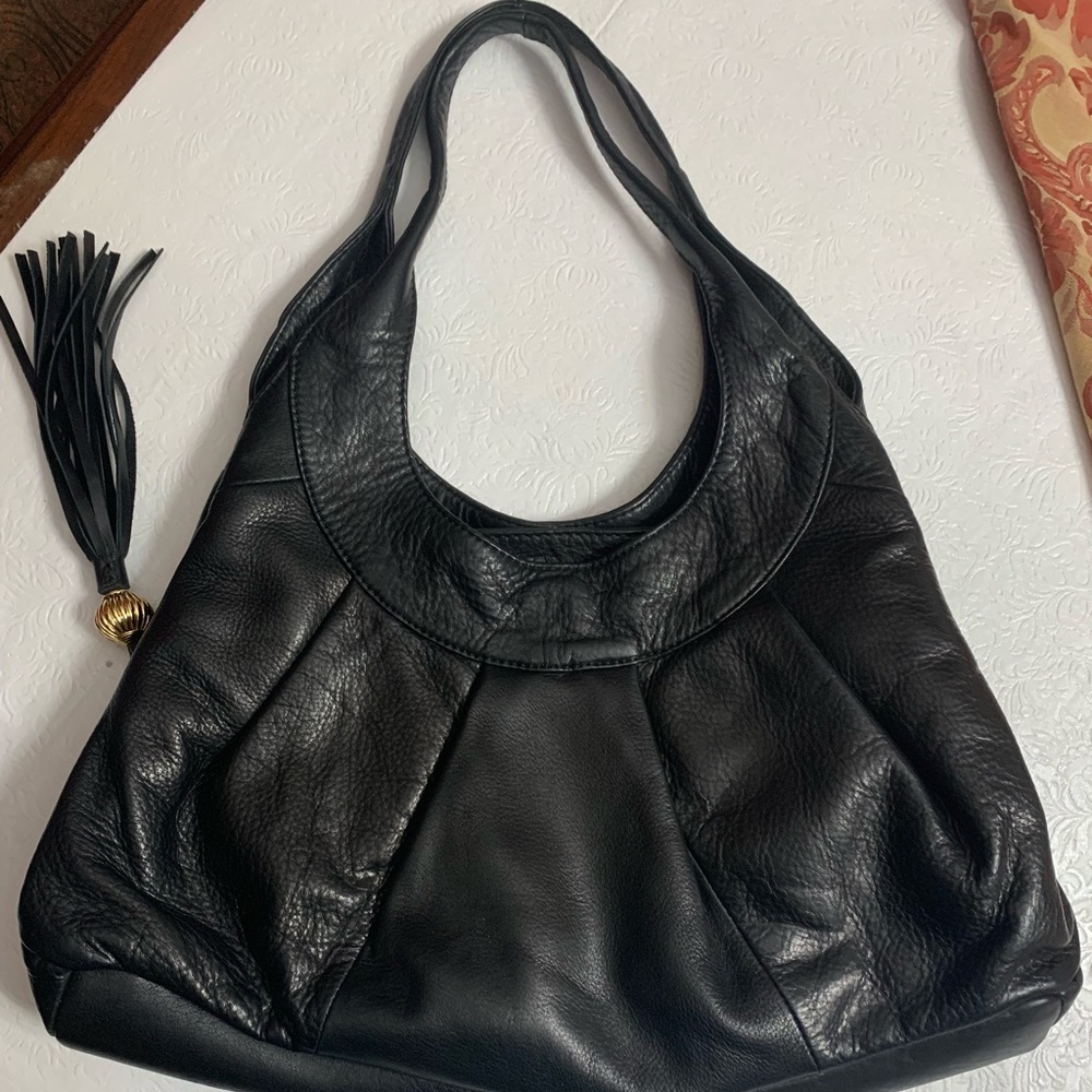 Sigrid Olsen Black Leather Bag